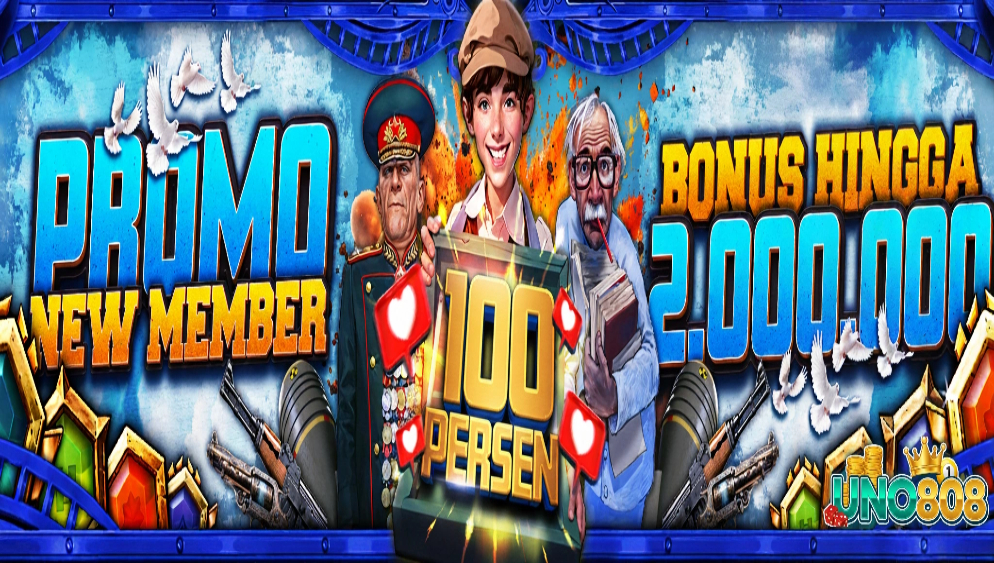 UNO808: Link Agen Slot Gacor Resmi Terbaru Bonus New Member 100% promo